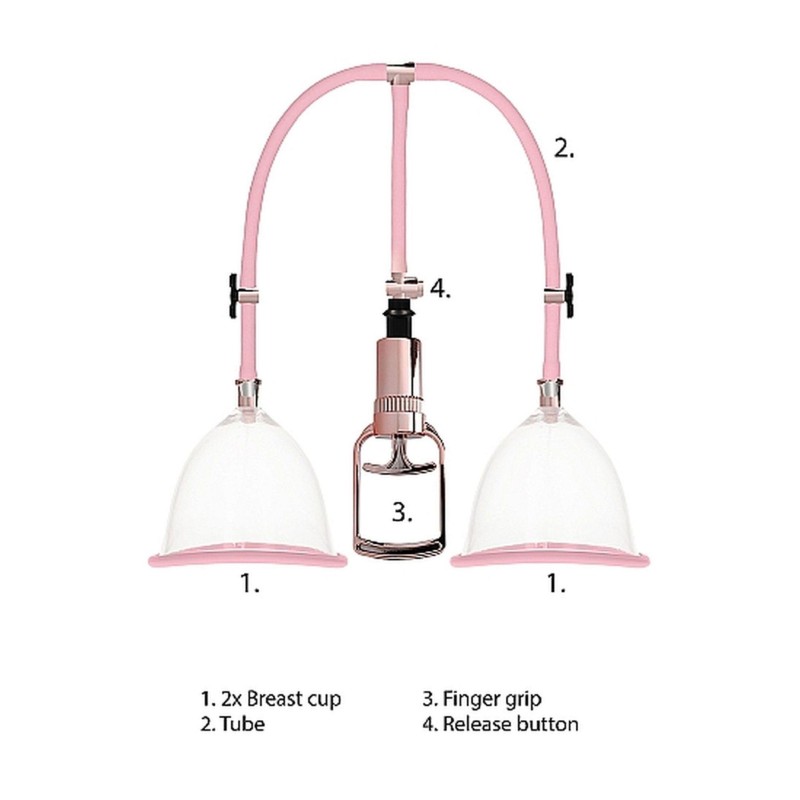 Breast Pump Set Medium - Rose Gold